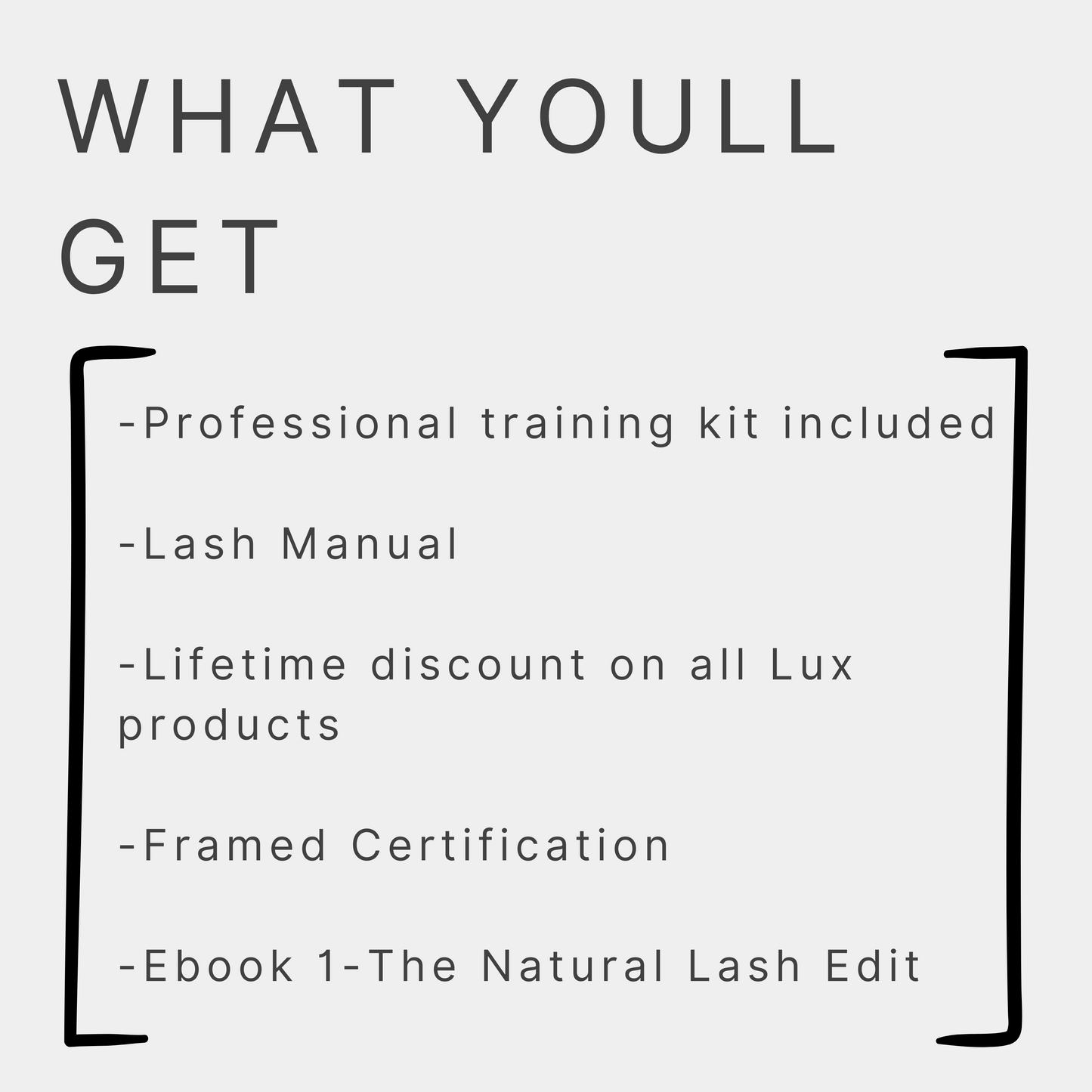 Beginner Lash Training (Classic+Volume+Inro to Wispy)